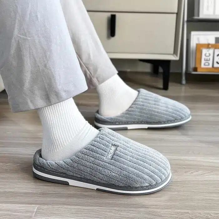 Chaussons Hiver doux et chauds antidérapants – Image 2