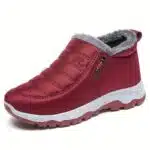 Bottines Neige d'Hiver imperméables avec fourrure chaude – Image 2
