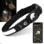Collier de localisation lumineux pour chiens