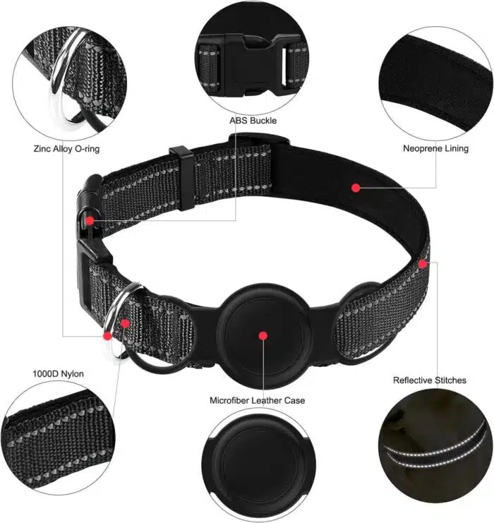 Collier de localisation lumineux pour chiens