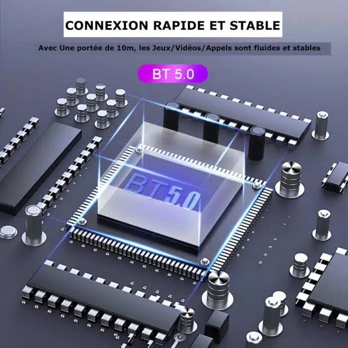 Ecouteurs sans fil Bluetooth à commandes tactiles – Image 12