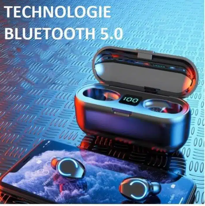 Ecouteurs sans fil Bluetooth à commandes tactiles – Image 6