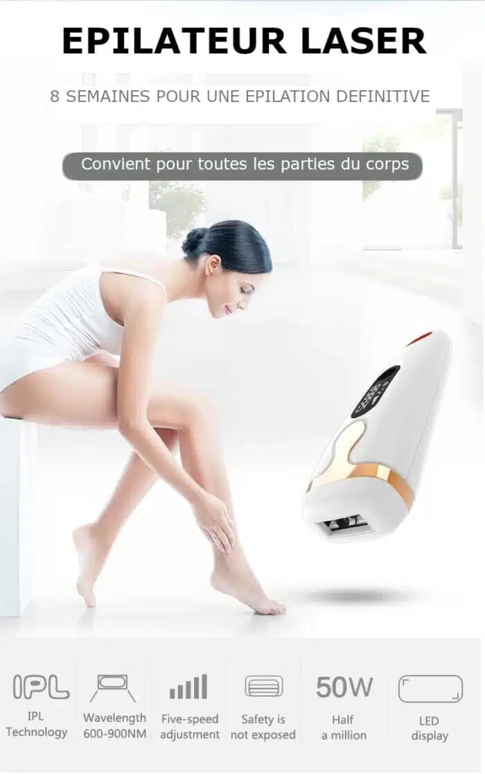 Epilateur Laser à lumière pulsée pour Femmes – Image 7