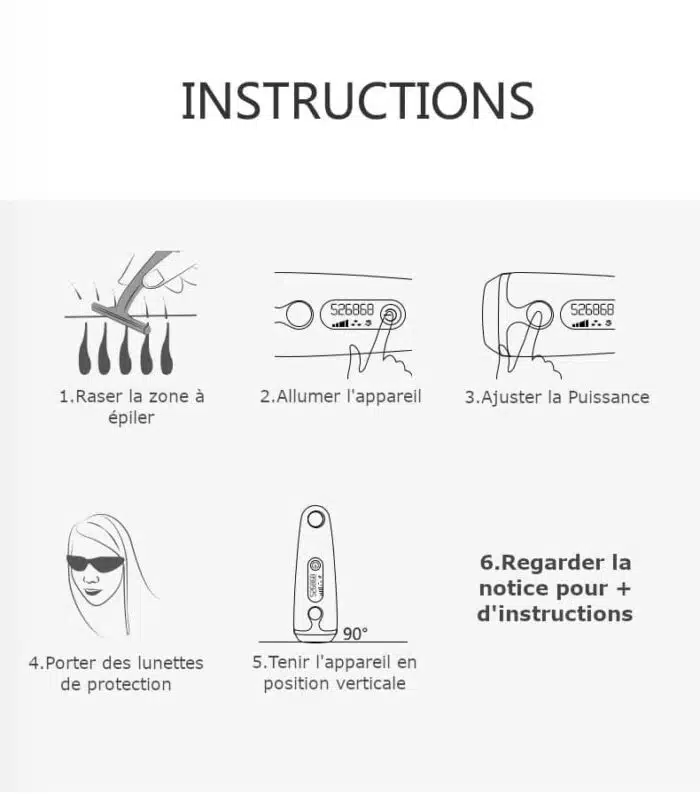 Epilateur Laser à lumière pulsée pour Femmes – Image 20