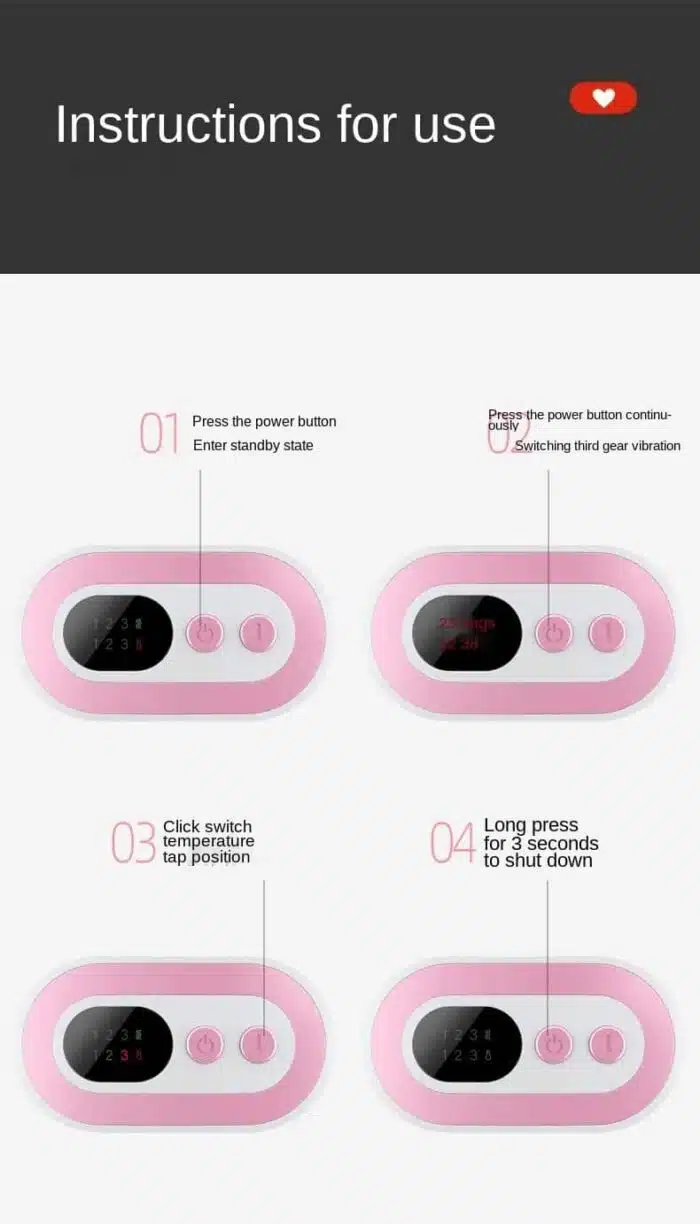 Ceinture chauffante de menstruation