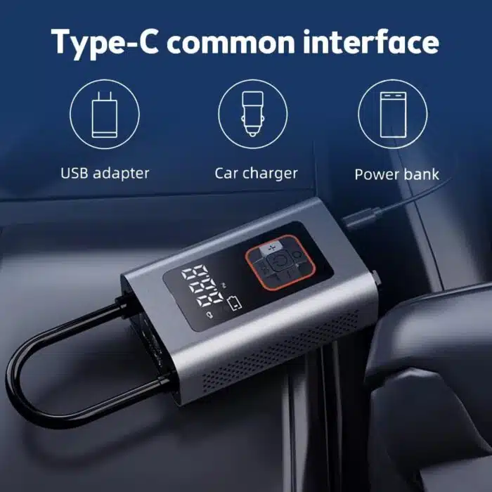 Gonfleur de pneus électrique portable intelligent – Image 12