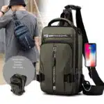 Sac a Dos Bandoulière Multifonction USB Etanche – Image 19
