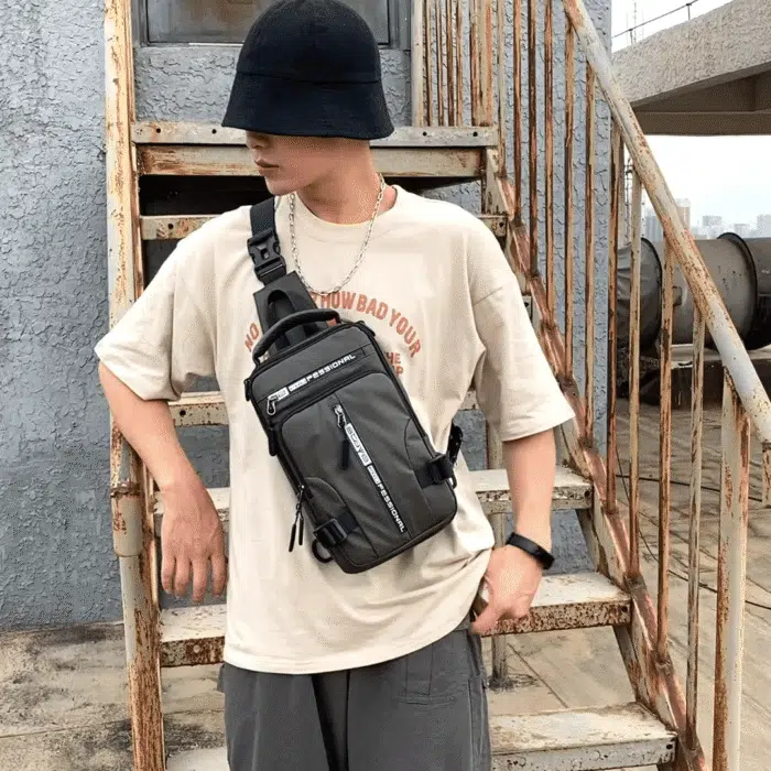 Sac a Dos Bandoulière Multifonction USB Etanche – Image 15