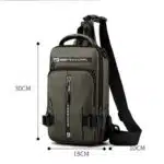 Sac a Dos Bandoulière Multifonction USB Etanche – Image 12