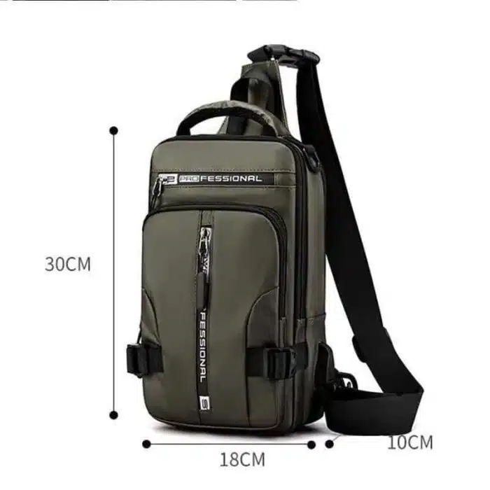Sac a Dos Bandoulière Multifonction USB Etanche – Image 12