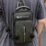 Sac a Dos Bandoulière Multifonction USB Etanche – Image 2