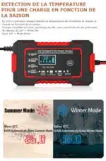 Chargeur de Batteries Voitures/Motos intelligent 12V6A – Image 11