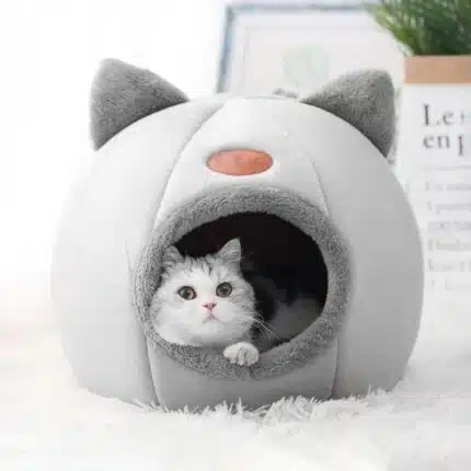 Panier pour Chat Confortable et Moelleux CatHome