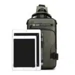 Sac a Dos Bandoulière Multifonction USB Etanche – Image 6