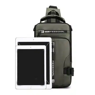 Sac a Dos Bandoulière Multifonction USB Etanche – Image 6