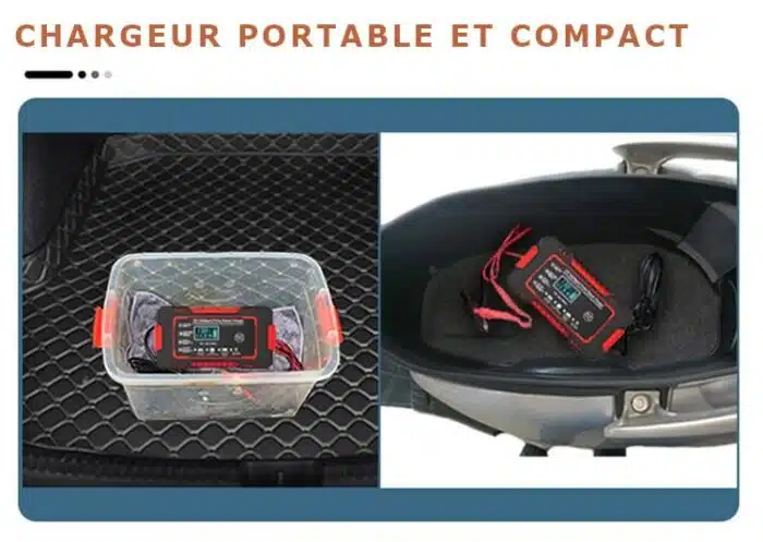 Chargeur de Batteries Voitures/Motos intelligent 12V6A – Image 7
