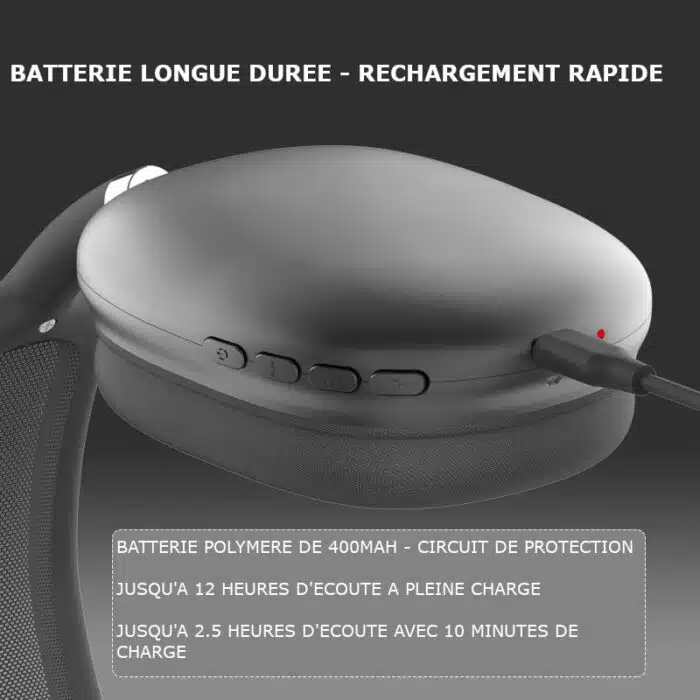 Casque Audio Sans Fil Bluetooth | Suppression du Bruit – Image 12