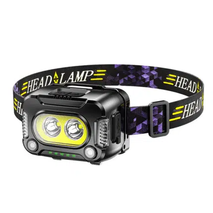 Lampe Frontale Puissante Rechargeable USB