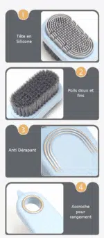 Brosse Nettoyante Chaussures Double Face – Image 9