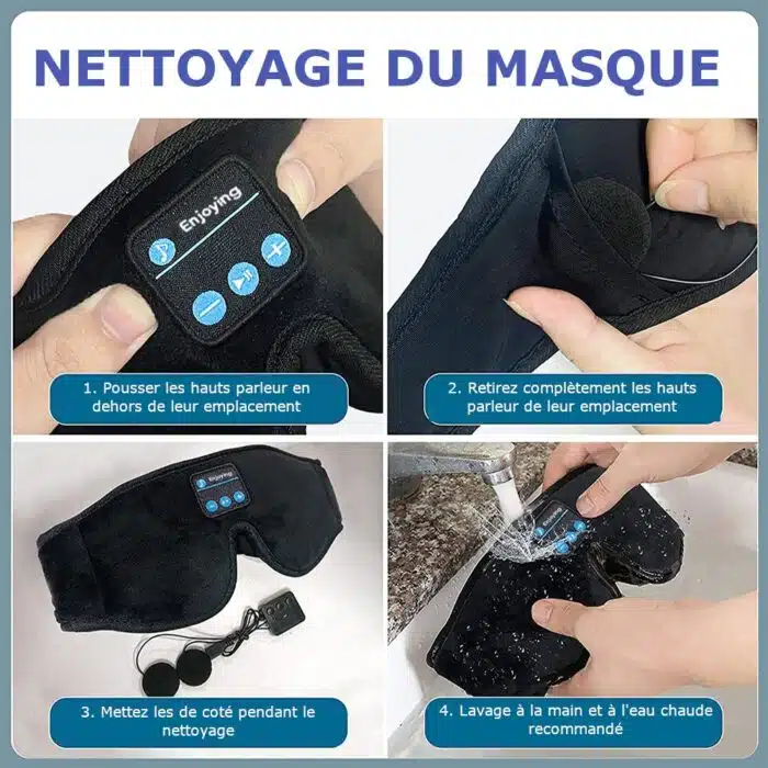 Masque de Sommeil Connecté 3D Bluetooth – Image 8