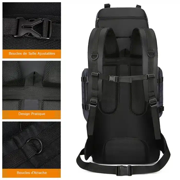 Sac a Dos Randonnée Grande Capacité 90L – Image 4
