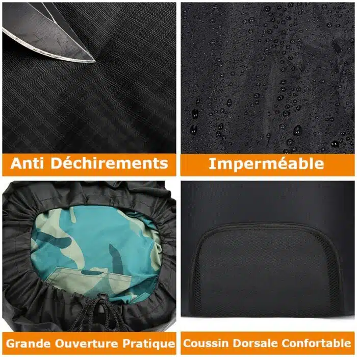 Sac a Dos Randonnée Grande Capacité 90L – Image 10