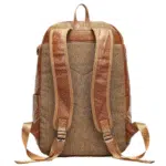 Sac a Dos de Voyage Vintage en Cuir Original – Image 10