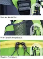Sac a Dos Randonnée Camping de voyage 40L – Image 9
