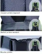 Sac a Dos Randonnée Camping de voyage 40L – Image 8