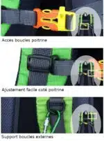 Sac a Dos Randonnée Camping de voyage 40L – Image 7