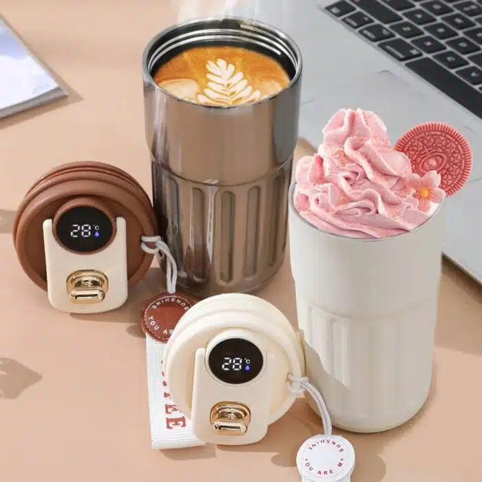 Thermos à Café Mug Isotherme | Affichage Température – Image 6