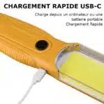 Lampe de Travail baladeuse Magnétique LED Puissante USB – Image 9