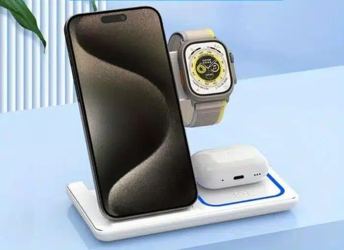 Chargeur Induction Sans Fil iPhone 3-en-1 – Image 2