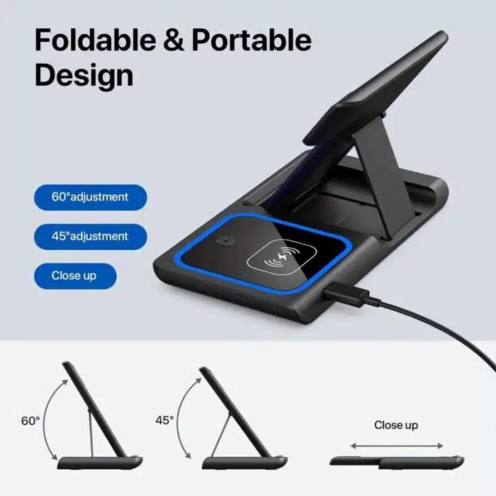Chargeur Induction Sans Fil iPhone 3-en-1 – Image 3