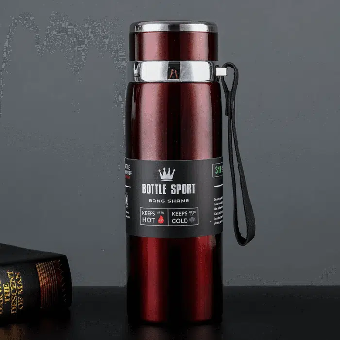 Gourde Thermos Isotherme 1Litre Acier Inoxydable – Image 14