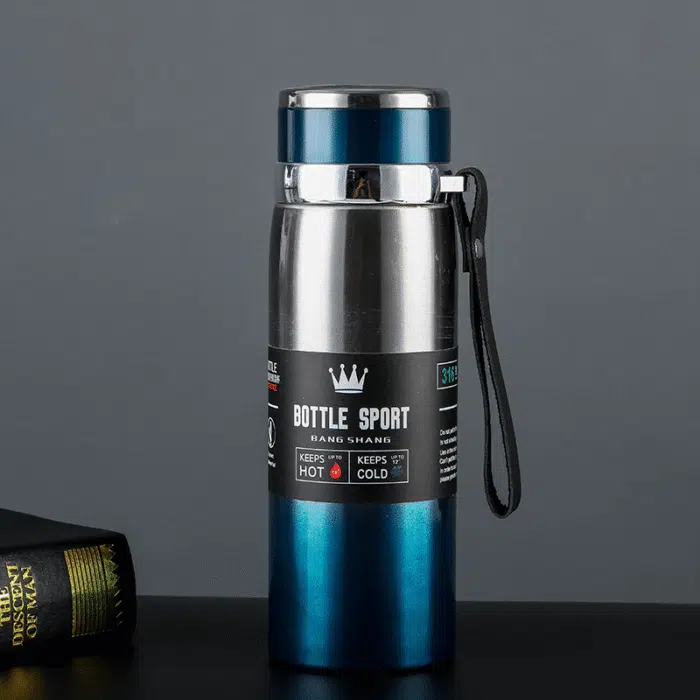 Gourde Thermos Isotherme 1Litre Acier Inoxydable – Image 9