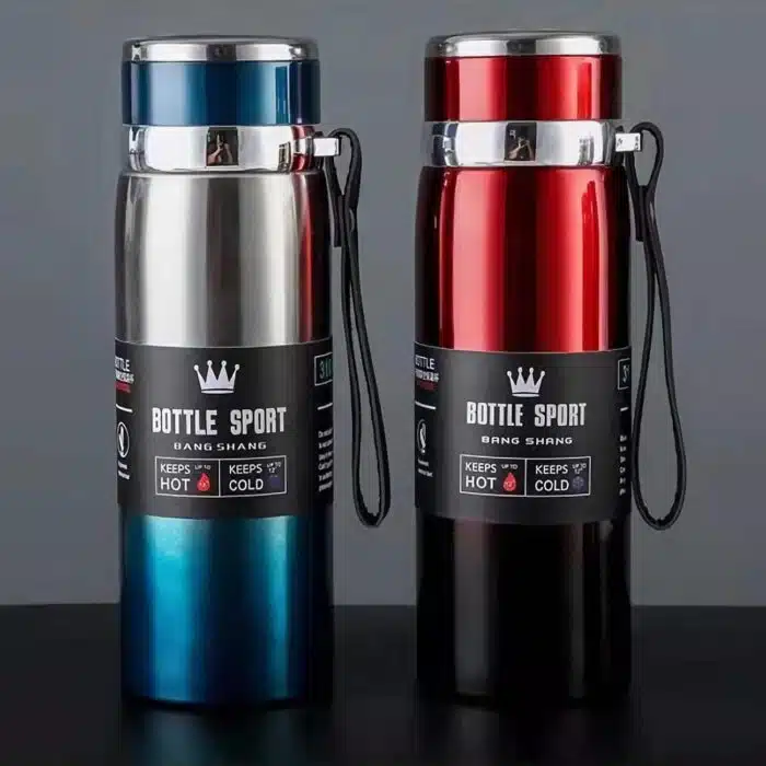 Gourde Thermos Isotherme 1Litre Acier Inoxydable – Image 3