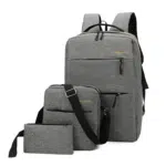 Sac a Dos Chargeur USB Antivol | Ensemble 3 Pièces