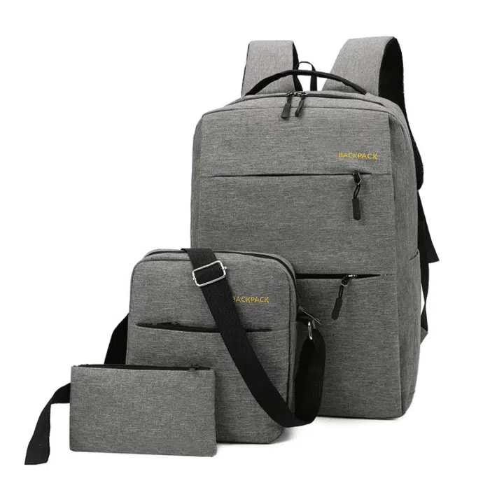 Sac a Dos Chargeur USB Antivol | Ensemble 3 Pièces – Image 3