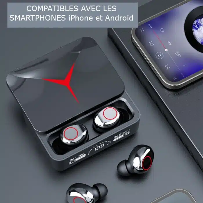 Ecouteurs Sans Fil Bluetooth pour Smartphone – Image 8