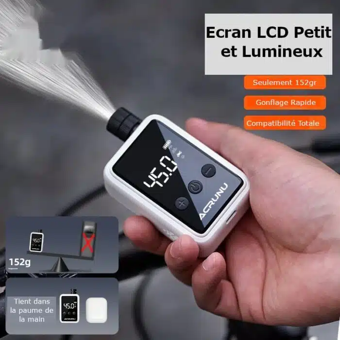 Mini Pompe à vélo électrique | Compresseur Portable – Image 10