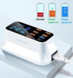 Chargeur Rapide USB 8 Ports 3.0 Affichage LCD 8