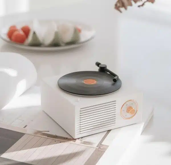 Enceinte Bluetooth Tourne-disque Vintage 7