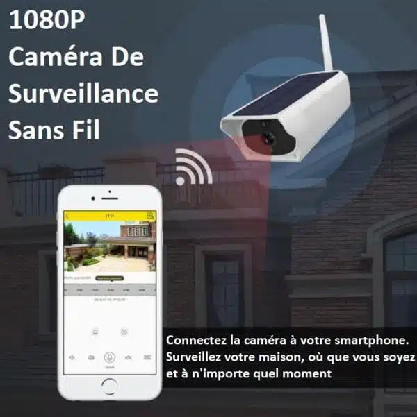 Caméra De Surveillance Sans Fil Solaire CameSafe™ 10