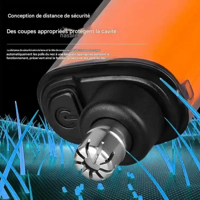 Tondeuse de Poche pour Poils de Nez et Oreilles Rechargeable – Image 7