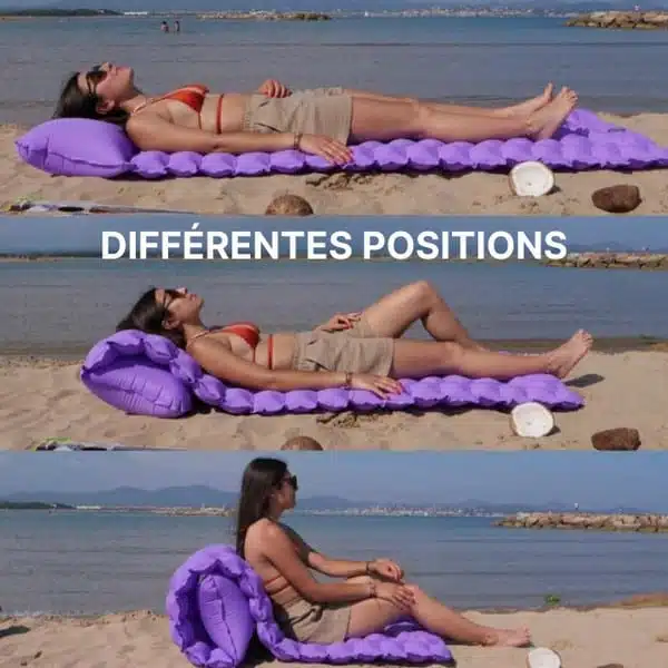 Matelas Gonflable Avec Oreiller Intégré 4