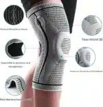 Genouillère de Sport avec Renfort Silicone – Image 2