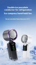 Ventilateur Portable USB Puissant Pliable Rechargeable – Image 8