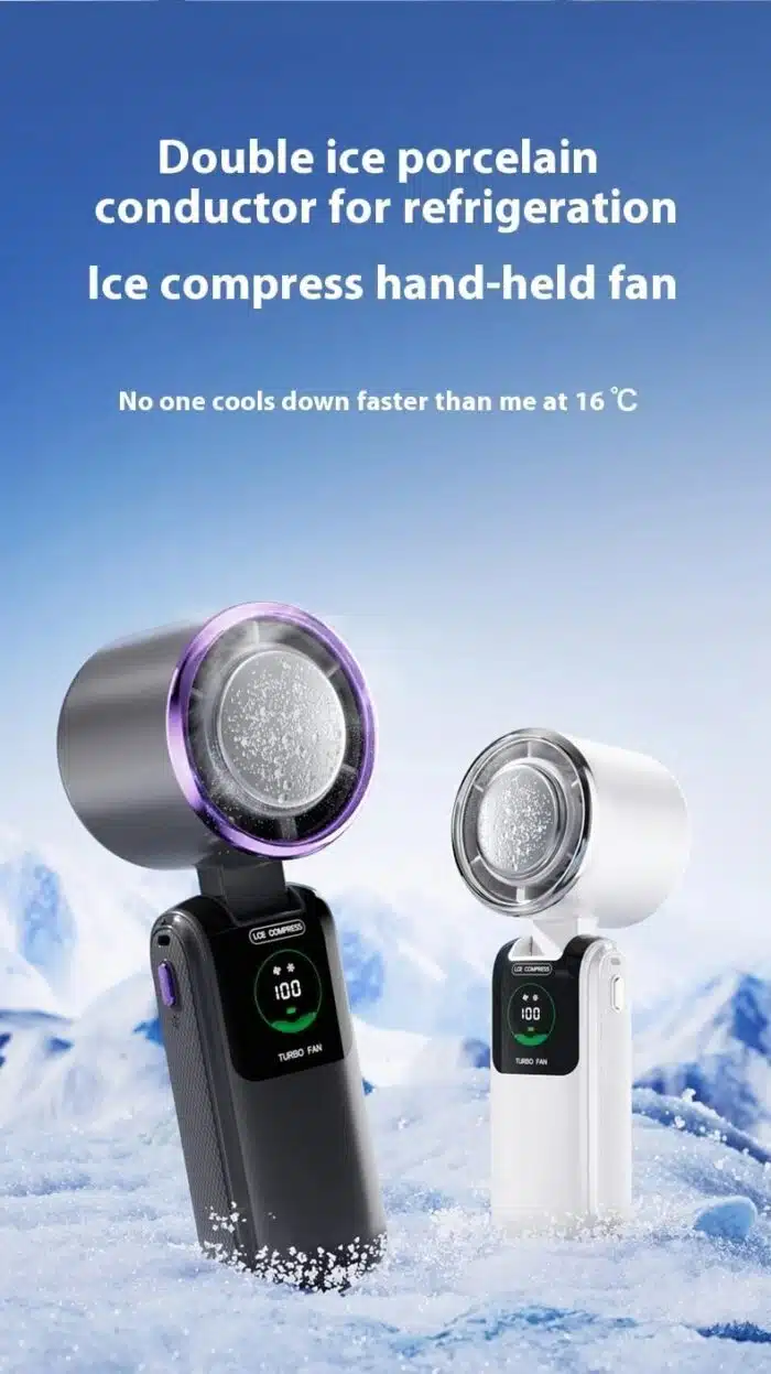 Ventilateur Portable USB Puissant Pliable Rechargeable – Image 8