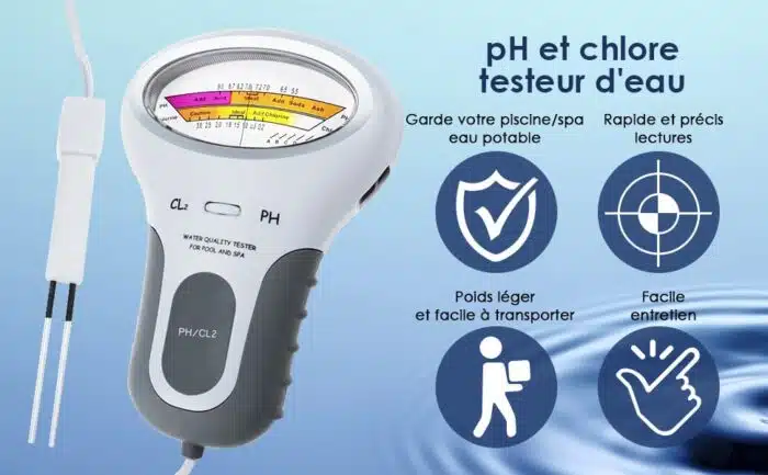 Testeur de PH et de Chlore 2 en 1 – Image 5